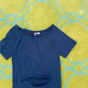 FP Movement by Free People Navy Crop Top